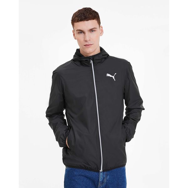 puma essentials solid windbreaker