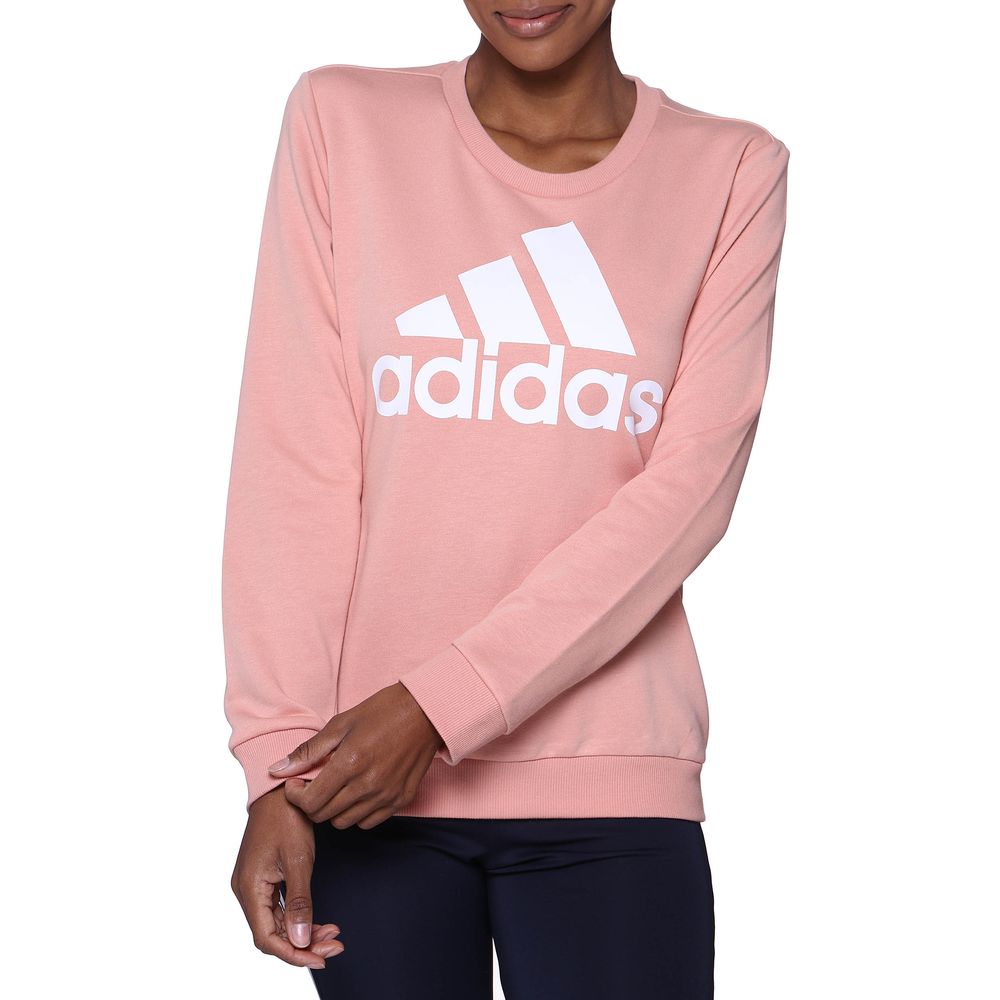 pink and white adidas moletom com capuz