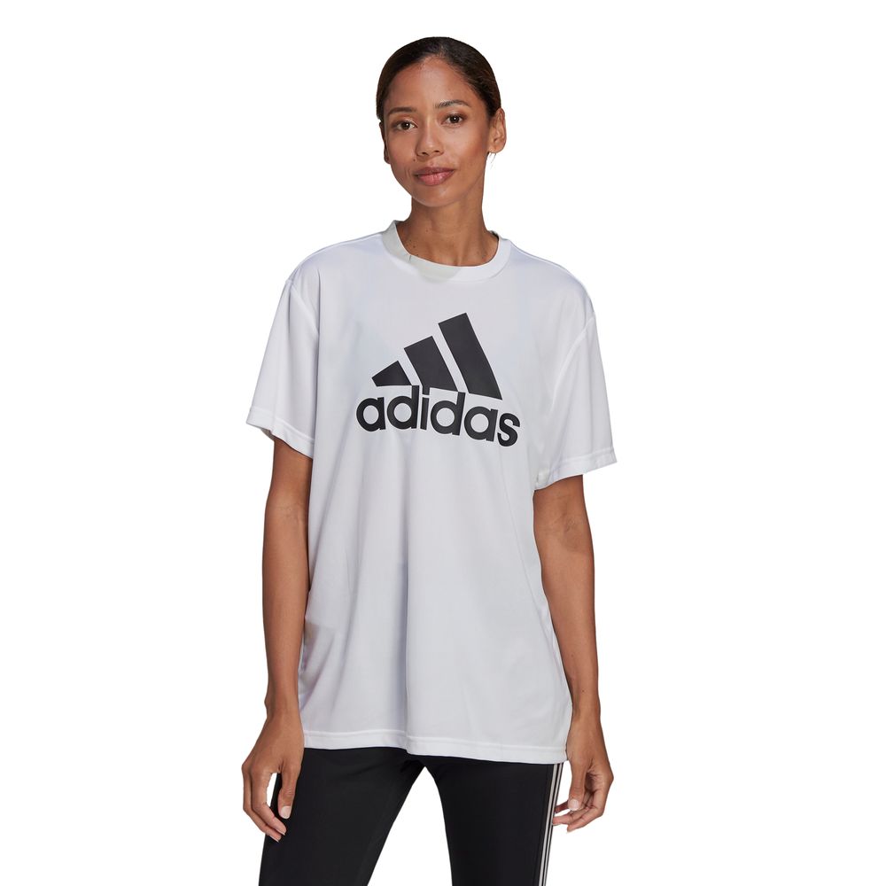 Camiseta Feminina Adidas Boyfriend Logo camiseta feminina para praticar yoga